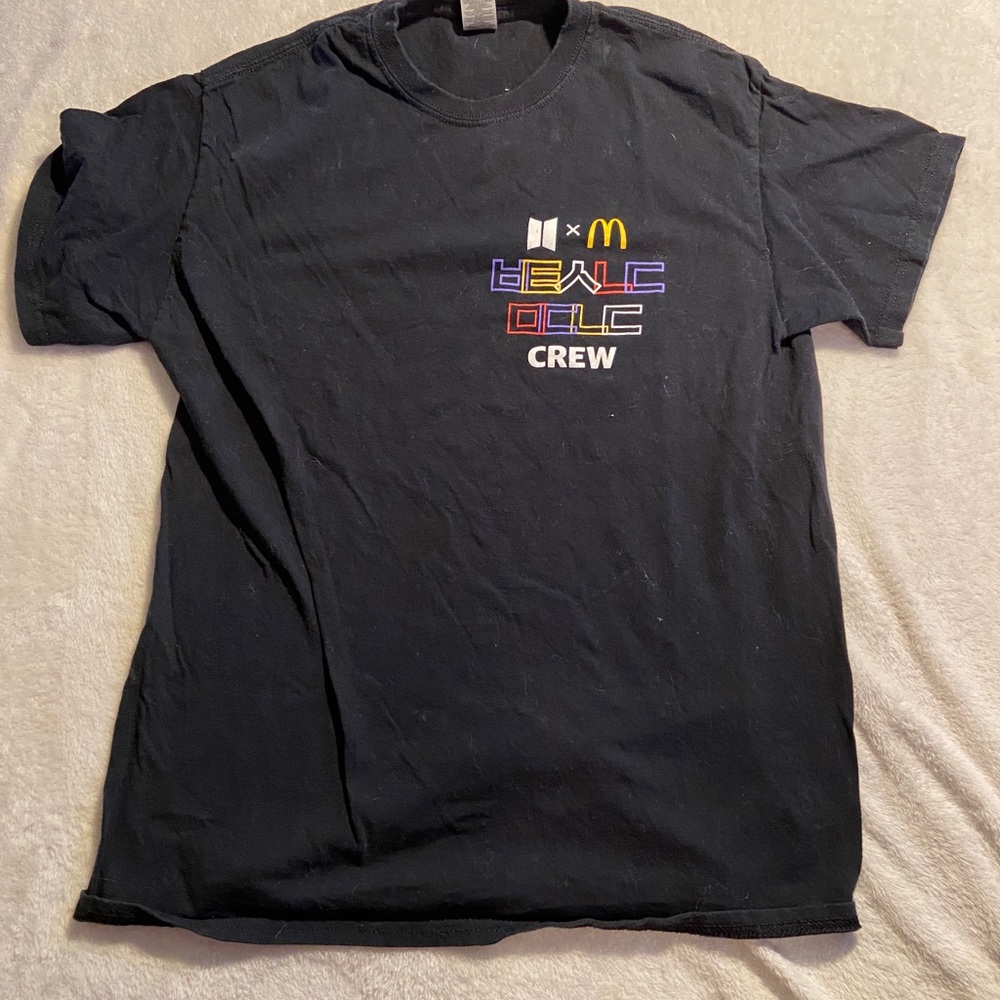 LIMITED EDITION original BTS meal McDonalds crew shirt